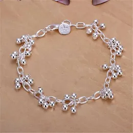 Armreifen Schöne 925 Sterling Silber für Hochzeiten geeignet für Hochzeiten Damenkette Charm Perlen Mode und wunderschön