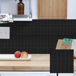 Naklejki 3D Matowe płytki ścienne mocne adehesive ścienne naklejki ścienne kuchnia tapeta backsplash 12x12 cala do dekoracji domu