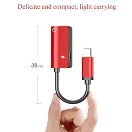 Nowy kabel audio Typ C 3,5 JACK EARDPONE CABLES USB C do 3,5 mm Słuchawki Adapter dla Huawei P30 Pro Xiaomi Mi 10 Akcesoria telefoniczne dla
