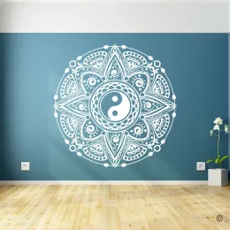 Adesivi yin yang mandala muro adesivi per casa decorazioni per la casa per bambini creativi modelli di decalcomania di decalcomanie in vinile soggiorno adornment z602