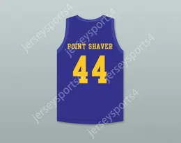 Custom nay mass jovens/crianças Anthony C Hall Tony The Point Shaver 44 Western University Blue Basketball Jersey com chips azuis Patch Top Stitched S-6xl