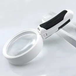 20 -mal optisches Vergrößerungsglas mit LED -Leuchten Handheld -Hintergrundleuchtungsleuchtung zum Lesen