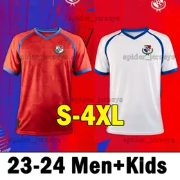 XXXL 4XL 2023 2024 PANAMA SOCER JORSEYS ALBERTO QUINTERO HOME RED AWAY White National 23 24 Eric Davis Spider Jerseys Football Shi 252i