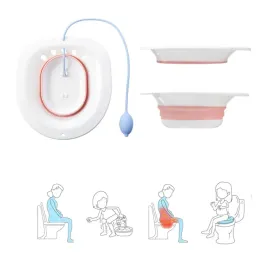 Bathtubs Portable Massage Sit Bathtubs with Flusher for Pregnant Elderly Postpartum Medicated Bath Collapsible To bathtub Patient Toilet