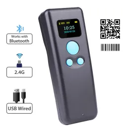 Scanners M8L Portable Wireless Barcode Scanner And M8D Mini Bluetooth 1D/2D QR Bar Code Reader for IOS Android IPAD PDF417