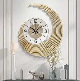 Altın Büyük Yaratıcı Duvar Saatleri Oturma Odası Modern Basit Ev Saatleri Sanat Dekoratif Reloj De Pared Moderno Duvar Dekor W6C4616760