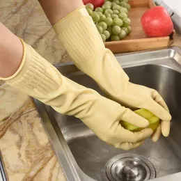 Handschuhe weiche und bequeme Gummi -Reinigungspunkte zum Waschen, lange Gummi -Küchenreinigungszubehör
