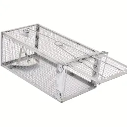 Traps Humane Rat Trap Chipmunk Rodent Trap Work for Indoor and Outdoor Small Animal Mouse Voles Hamsters Live Cage Catch and Release