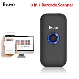 Scanners Eyoyo EY009C CODE CODE Bluetooth Codice barra CCD Bluetooth Codice 2.4G Mini lector wireless a tasca con cassetta Codigo de Barra Escaner Scaner Scaner