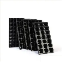 Planters Pots Black 50/72/105 Holes Thicken Nursery Pot Plate Nutrition Bowl Seedling Tray For Succent Plantings Propagation Germinati Dhepl