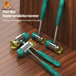 Hammer Wynns doppeltes Soft Hammer Hammer Hammer Gummi Hammer für Hausböden Dekoration Installation Handwerkzeug Schmuck Handwerk DIY Arbeit