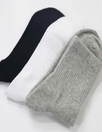 10 çift yüksek kaliteli gündelik Men039s iş çorapları erkekler için pamuk marka mürettebat sonbahar kış siyah beyaz çorap meias homens büyük S5087150