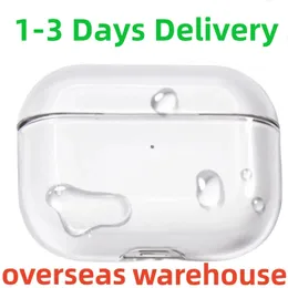 US Eu Warehouse для Apple Airpods Pro 2 Air Pods Pro 2 3 наушники 2 -й наушники, защитная защитная крышка Apple Беспроводная зарядная коробка Shockprote Case Case