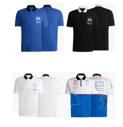 2024 Neues F1 Racing T Shirt Summer Team Polo Shirt gleicher Stil individuell angepasst