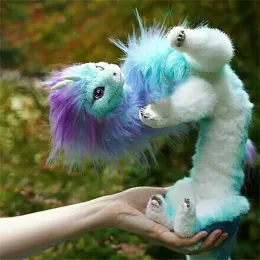 Miniaturas 50cm azul sisu dragão de pelúcia brinquedo raya e o último dragão brinqued