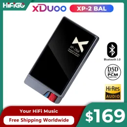 Förstärkare XDUOO XP2 BAL HD Bluetooth USB DAC/AMP Balanserad hörlurarförstärkare med MIC DSD256 32BIT/384KHz PCM LDAC NFC 4,4mm utgång