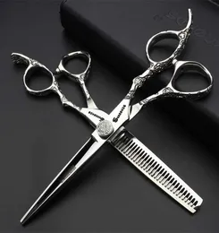 5567775 pollici di forbici da barbiere professionista Giappone 440c salone shears taglio di taglio set di parrucchiere di rasoio 2112243271575