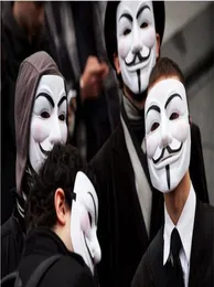 EMS V Vendetta Team Guy Fawkes mit rosa Blutnarbe Gesicht PP Halloween Maskerade Masken Erwachsener Größe1142088