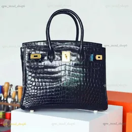 Bolsas de sacolas designer himalaia crocodilo bolsa de padrões de couro genuíno feminino novo caseiro de cheiro grande versátil para viajar Po 444