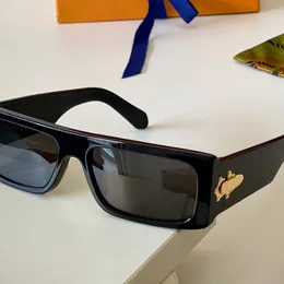 Designers óculos de sol retangular Z1361 Frame de acetato com lente de poliamida Polarizada revestimento de luz anti -reflexivo e homens luxuosos óculos de sol