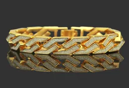 Новый браслет с цепочками ICED для MEN039S Diamond Tennis Bracelet Iceed Out Кубинские звенья Hip Hop Bling Chasin