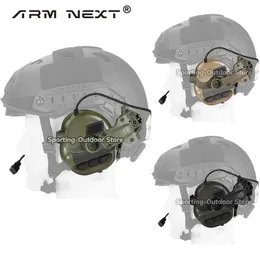 Arm Nächster taktisches Headset Militärjagd Schießgeräusche Stornierung Kopfhörer für schnelle Helm Ops Wendy M-Lok ARC Headset 240507