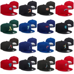 2024 Designer di cappelli regolabili Baseball Football Flat Casual Caps Letter Cotton Tutte le squadre Sport World Patchated Hats Mext Order