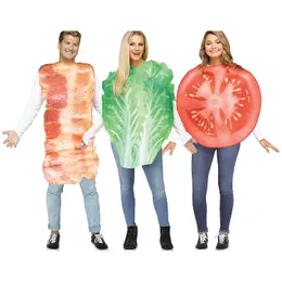 Funny Food Fruit Carnival Costume Strawberry Unisex for Men and Women