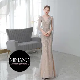 High End Meimaid Evening Dress for Women Luksus Light Luxury Sexy Modna Temperament Bankiet High-end End Suknia