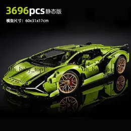 Legos Toy Luxury Supercar Cars Technical Sian Building Compatible 42115 MOC Bricks Model Project for Adults Sports Car Toys Pojkes Gifts 230830 2397 Legos Set