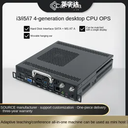 4 Generation H81 Motherboard Plug-in Ops Computer i3i5i7 شاشة واحدة مصغرة التحكم الصناعي في اللوحة البيضاء.