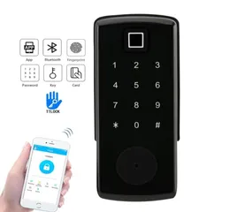 スマートフィンガープリントBluetooth WiFi制御Detadbolt Digital Door Lock with TTLock App 2010132530322