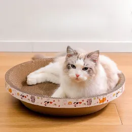 Scratchers Cat Scratching Board Furniture Protection Post Slipning Claw Scratch Korrugerad papper Wearresistent Cat Nest Cat Accessories