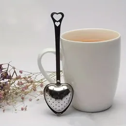 Heart Shaped Tea Infuser Mesh Ball Stainless Strainer Herbal Locking Tea Infuser Spoon Tea Tools Q970