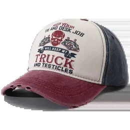 Ball Caps 2023 Новый дизайнер 5 панель бейсбольной шапки черепа Snapback Hat Gorra Beisbol Hombre Vintage Hip Hop Trucker Caps для мужчин женские кости D240507