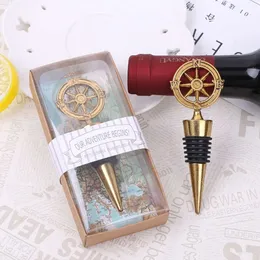 Wine New Arrival Favors Bottle Rudder Stopper Nautical Themed Compass Wedding