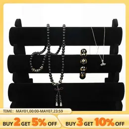 Jewelry Stand 3-layer bar table jewelry manager bracket display beauty accessories storage desktop Q240506