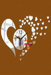 ديكور المنزل Ayclic Mirror Wall Clock Modern Watch Gift غرفة المعيشة الترويج الأكريليك multipiece set293g8031705