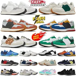 N 327 Sneakers Running Shoes Shens Sports Shoes White Navy Blue Light Camel White Green Bean Milk Grey Gray Womens 327s Designer Trainers