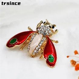 Brooches Fashion Insect Bee Brooch Personality Wild Clothing Accessories Dripping Oil Pin For Women Men