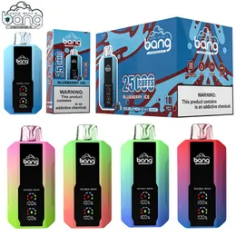 Original Bang 25000 Puffs Digital Idi nach Vape Dual Pods 25K 40 ml vorgefüllte Entschichtete Zigarette 12 Flavours Pod Pod Device