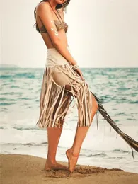 Прибывшие шифоновые сплошные купальники дамская пляжная юбка Pareo Sexy Cover Up Saida de Praia Wear Юбки Q154