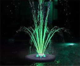 LED Floating Solar Fountain Garden Water Pool Teichdekorationspanel Pumpe 2110259495075