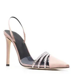 Summer Walk luksusowe designerki antico audrine sandały buty na krystalicznie spiczasty palca stopa impreza ślubna sukienka sukienka elegancka pudełko na piesze