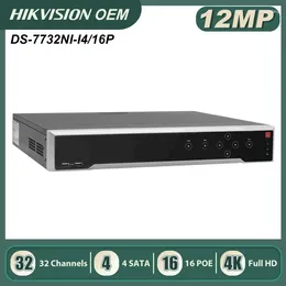 ANPVIZ HIKVISION OEM DS-7732NI-I4/16P 32CH 12MP 4K NVR 16 POEポートサポート4 SATAネットワークビデオレコーダー最大32TB