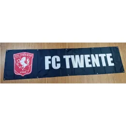 Accessori Holland FC Twente Flag nero 60x240 cm Banner per la casa e il giardino