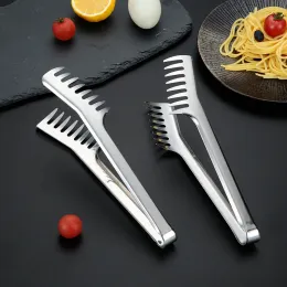 Accessories 9/12/14 Inches 304 Stainless Steel Pasta Tongs Food Clip Steak Bread BBQ Meat Salad Picnic Party Kitchen Baking Cooking Tools