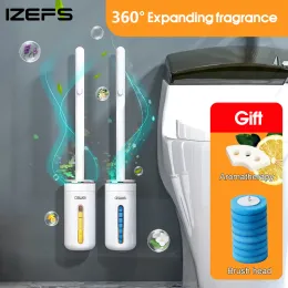 Set IZEFS New Multifunctional Disposable Toilet Brush Home Aromatherapy Toilet Brush Bathroom Cleaning Tool WC Bathroom Accessories
