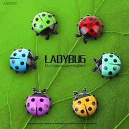 Fridge Magnets Ladybug Message Board Post It Note Creative Photo Stickers Home Decoration Refrigerator Magnet Decoration Kitchen Gifts WX