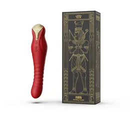 Zalo King Retro Vibrador Telescópico G Spot Spot Silicone Stick App Control Massager Brinquedos sexuais adultos para mulheres Mini Gun Hine J220803114169